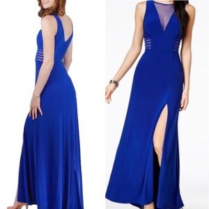 Brand: Morgan & Co. blue dress, long, size 7